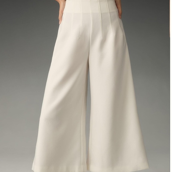 Anthropologie Maeve Clean Crop Wide-Leg Pants NWT Sz 00 - Picture 4 of 11